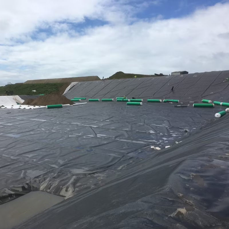 1.0mm 1.5mm 100% bakire malzeme ASTM Sızıntıya Karşı Su geçirmez Süzme Teksturlu LDPE LLDPE HDPE Geomembrane Çöplük Madencilik Liner için Havuz kaplama