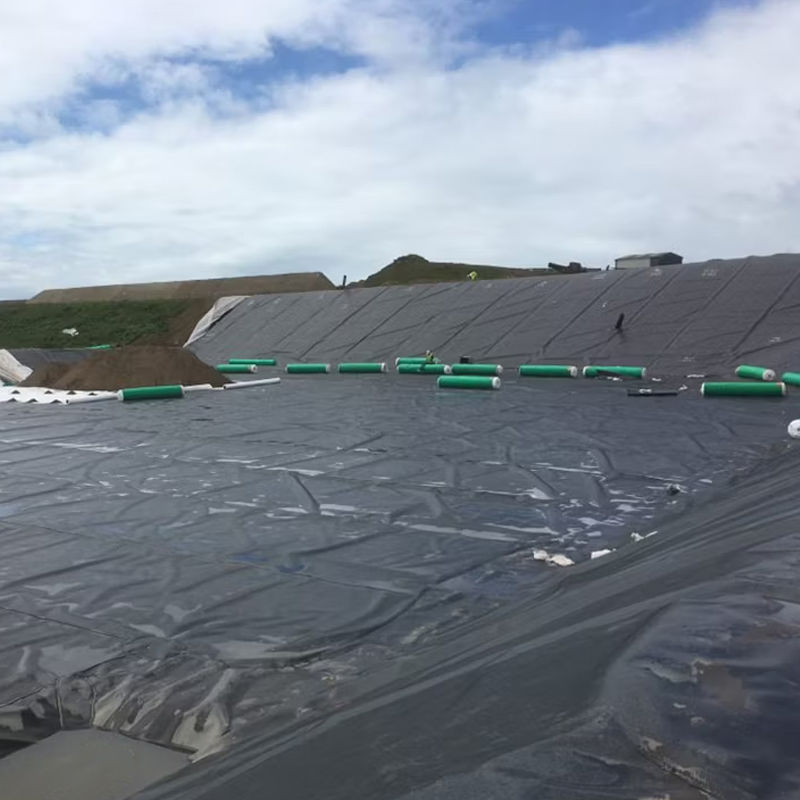 1.0mm 1.5mm 100% bakire malzeme ASTM Sızıntıya Karşı Su geçirmez Süzme Teksturlu LDPE LLDPE HDPE Geomembrane Çöplük Madencilik Liner için Havuz kaplama