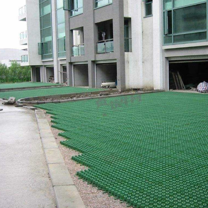 Ağır Hizmet Tipi HDPE Çim Döşeme Izgarası, Geçirgen Zemin Güçlendirme, Araba Yolları, Otoparklar, Peyzaj ve Çim Stabilizasyonu İçin