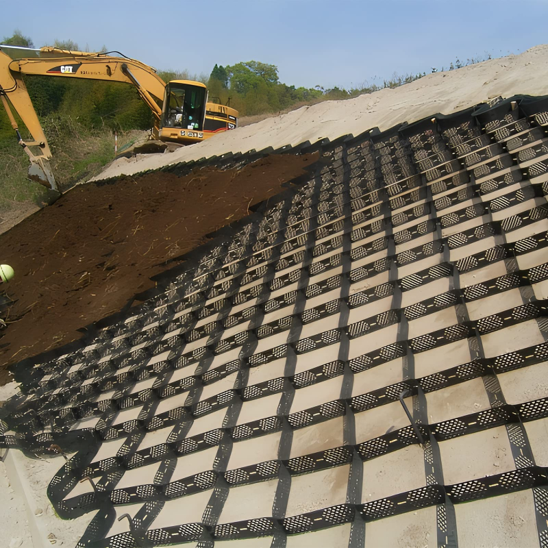 HDPE Geocell Industrial Paving Geocell for Road Grid Outdoor Driveway Durable Retaining Wall Ground Enhancement Honeycomb System