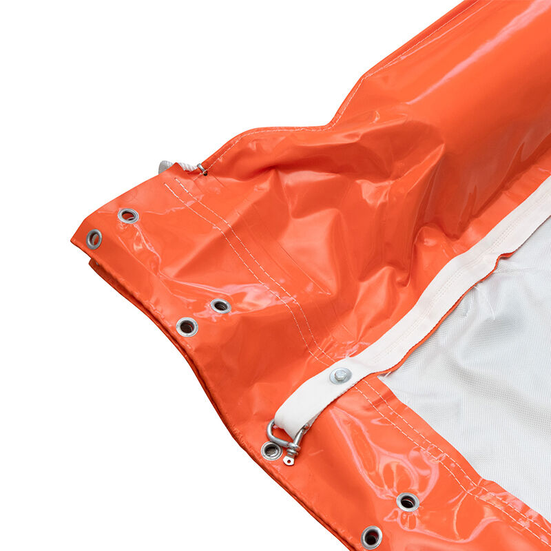 Yüzer Silt Perdesi Su Kirliliği Kontrolü Yağ Bariyeri PVC Geçirgen Su Yüzer Silt Perdesi