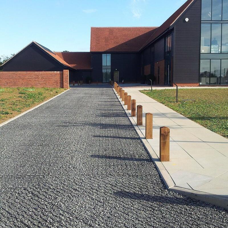 HDPE Plastik Çim ızgarası Çim kaldırımları Otopark yerleri Eğim Erozyon Kontrolü Toprak istikrarı Çakıl kaldırımları ve peyzajlama Plastik çim ızgarası